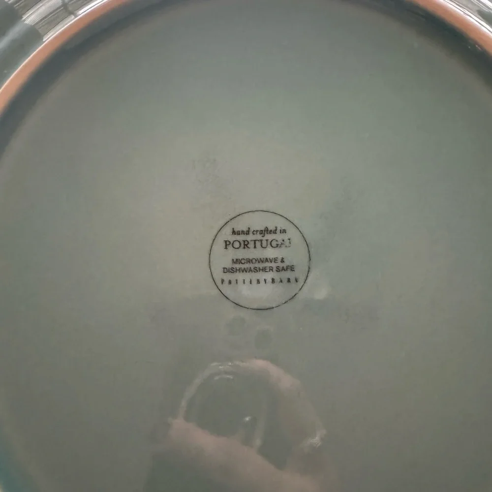 Pottery Barn Aqua Dinner Plate